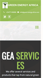 Mobile Screenshot of green-energy-africa.com